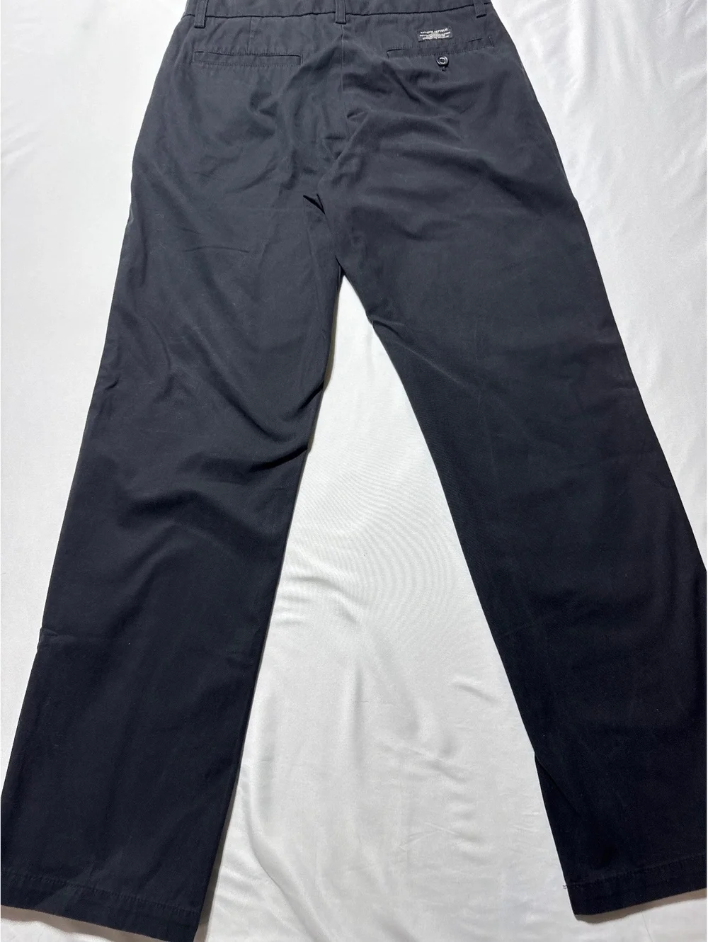 Banana Republic Gavin Chino Pants 32x32 Black Cotton Classic